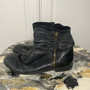 Nine West Vintage America Collection Leather Ankle Slouch Boot